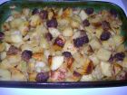 Рецепта за Печени кюфтета с картофи и тиквички