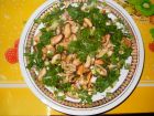 Рецепта за Салата от миди със зелен лук и магданоз