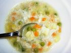 Снимка 1 от рецепта за Пилешка супа с грах и други зеленчуци