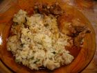 Снимка 1 от рецепта за Печено пиле с гарнитура ориз и риган