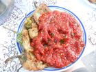 Рецепта за Панирани чушки с доматен сос