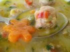 Рецепта за Супа с шарени кюфтенца и зеленчуци