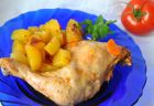 Снимка 1 от рецепта за Пилешки бутчета с картофи в плик