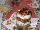 Снимка 1 от рецепта за Кокосова панакота със смокини