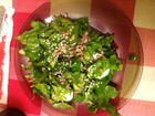 Рецепта за Зелена салата със семена
