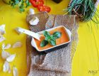 Рецепта за Супа от печени червени чушки и амарант