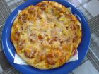 Снимка 1 от рецепта за Пица с кашкавал, царевица, домати и чоризо