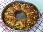 Снимка 1 от рецепта за Венец с кашкавал, сирене, колбас и лютеница