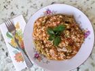 Рецепта за Готвен ориз с домати и бамя